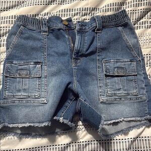 a.n.a Blue Denim Women's Shorts